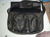 bolsa de couro preta bagagio